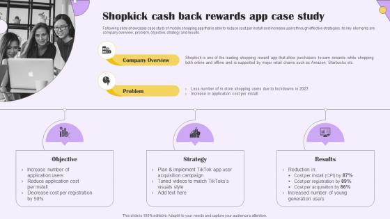 Shopkick Cash Back Rewards App Case Study Implementing Digital Marketing For Customer