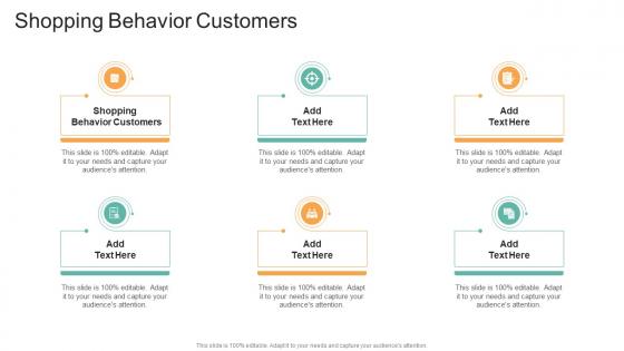 Shopping Behavior Customers In Powerpoint And Google Slides Cpb