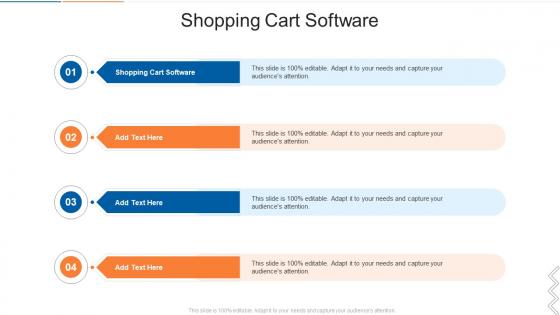Shopping Cart Software In Powerpoint And Google Slides Cpb