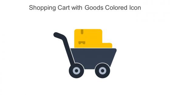 Shopping Cart With Goods Colored Icon In Powerpoint Pptx Png And Editable Eps Format