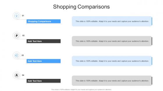Shopping Comparisons In Powerpoint And Google Slides Cpb