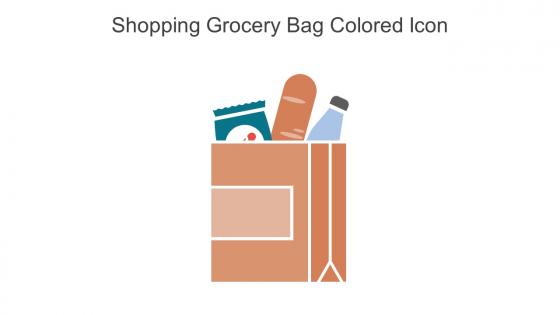 Shopping Grocery Bag Colored Icon In Powerpoint Pptx Png And Editable Eps Format