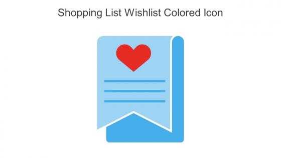 Shopping List Wishlist Colored Icon In Powerpoint Pptx Png And Editable Eps Format