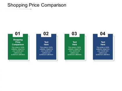 Shopping price comparison ppt powerpoint presentation gallery background image cpb