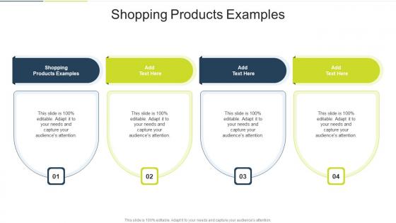 Shopping Products Examples In Powerpoint And Google Slides Cpb