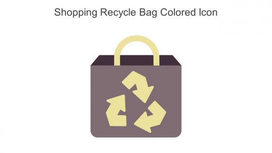 Shopping Recycle Bag Colored Icon In Powerpoint Pptx Png And Editable Eps Format