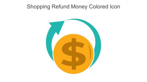 Shopping Refund Money Colored Icon In Powerpoint Pptx Png And Editable Eps Format