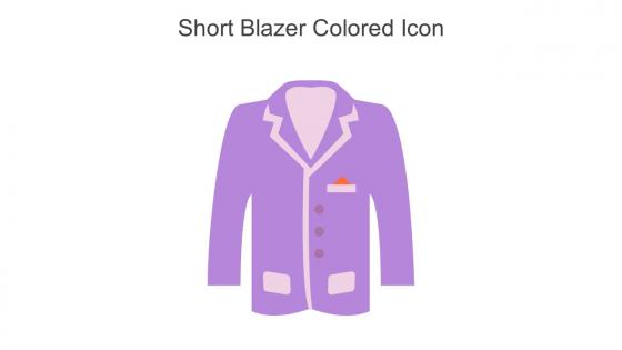 Short Blazer Colored Icon In Powerpoint Pptx Png And Editable Eps Format