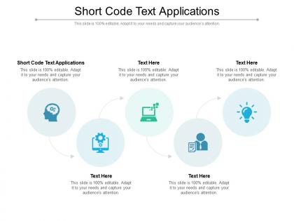 Short code text applications ppt powerpoint presentation inspiration outfit cpb