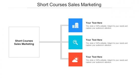 Short courses sales marketing ppt powerpoint presentation portfolio graphics cpb