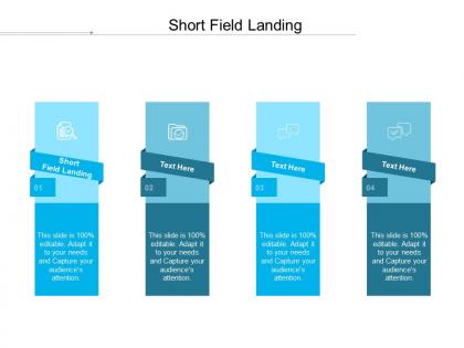 Short field landing ppt powerpoint presentation infographic template portrait cpb