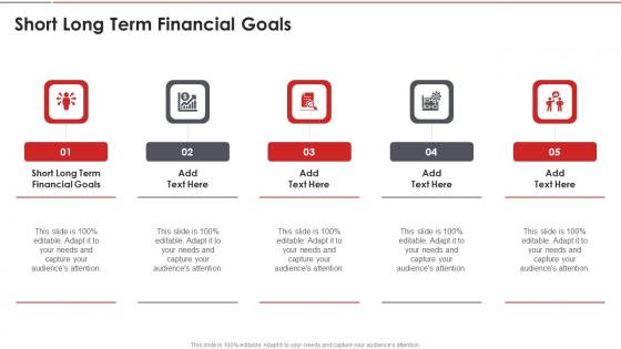 Short Long Term Financial Goals In Powerpoint And Google Slides Cpb
