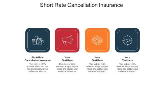 Short rate cancellation insurance ppt powerpoint presentation styles designs cpb