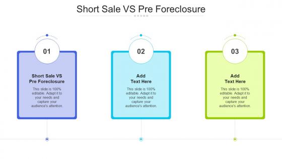Short Sale Vs Pre Foreclosure In Powerpoint And Google Slides