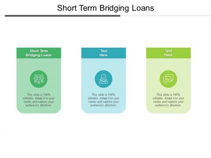 Short term bridging loans ppt powerpoint presentation file master slide cpb