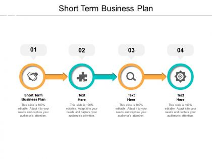 Short term business plan ppt powerpoint presentation ideas design inspiration cpb