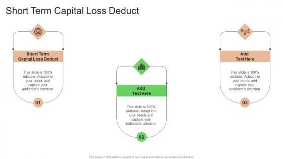 Short Term Capital Loss Deduct In Powerpoint And Google Slides Cpb