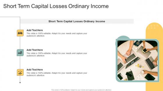 Short Term Capital Losses Ordinary Income In Powerpoint And Google Slides Cpb