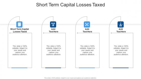 Short Term Capital Losses Taxed In Powerpoint And Google Slides Cpb