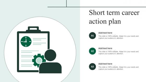 Short Term Career Action Plan