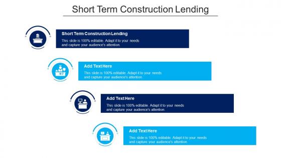 Short Term Construction Lending Ppt Powerpoint Presentation Gallery Guide Cpb