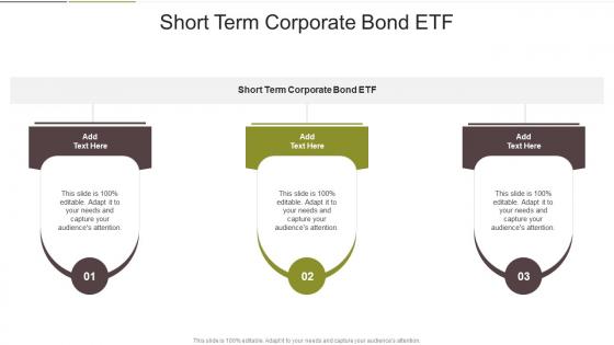 Short Term Corporate Bond ETF In Powerpoint And Google Slides Cpb