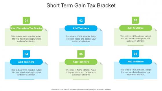 Short Term Gain Tax Bracket In Powerpoint And Google Slides Cpb