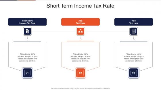 Short Term Income Tax Rate In Powerpoint And Google Slides Cpb