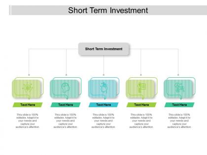 Short term investment ppt powerpoint presentation pictures graphics cpb