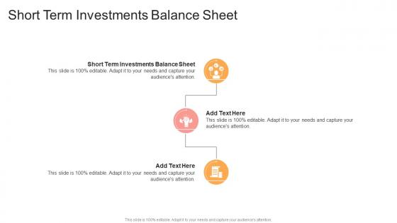 Short Term Investments Balance Sheet In Powerpoint And Google Slides Cpb