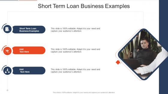 Short Term Loan Business Examples In Powerpoint And Google Slides Cpb