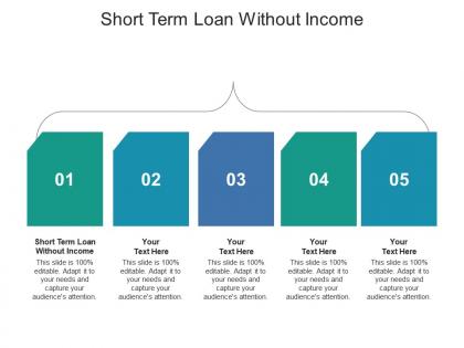 Short term loan without income ppt powerpoint presentation styles show cpb