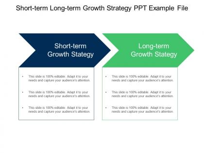 Short term long term growth strategy ppt example file