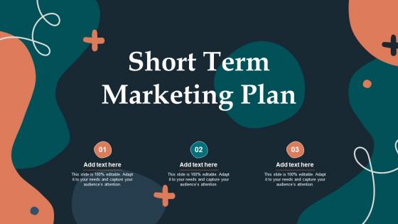 Short Term Marketing Plan Ppt Powerpoint Presentation Diagram