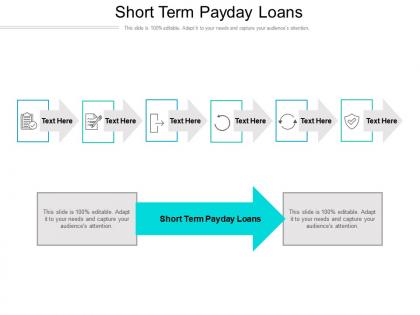 Short term payday loans ppt powerpoint presentation file graphics cpb