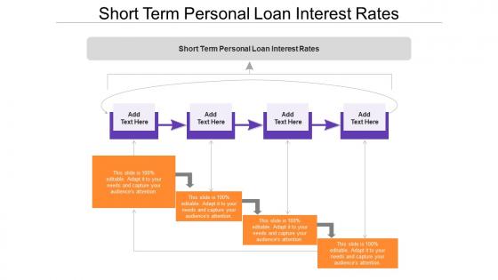 Short Term Personal Loan Interest Rates Ppt Powerpoint Presentation Template Cpb