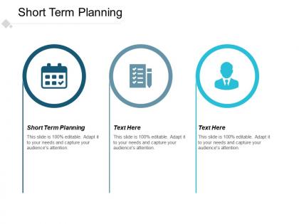 Short term planning ppt powerpoint presentation gallery visuals cpb