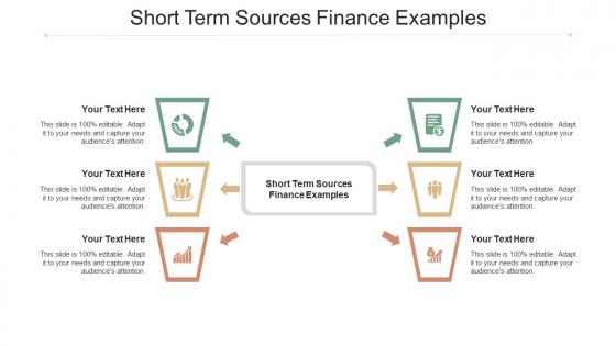 Short Term Sources Finance Examples Ppt Powerpoint Presentation Layouts Ideas Cpb