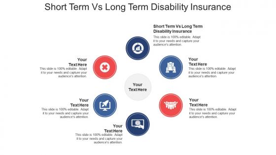 Short term vs long term disability insurance ppt powerpoint presentation outline vector cpb