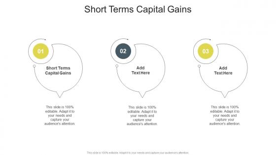 Short Terms Capital Gains In Powerpoint And Google Slides Cpb