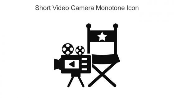 Short Video Camera Monotone Icon In Powerpoint Pptx Png And Editable Eps Format