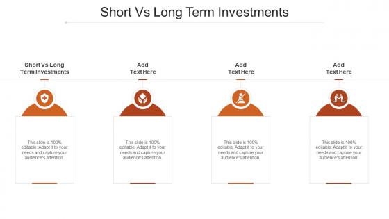 Short Vs Long Term Investments In Powerpoint And Google Slides Cpb