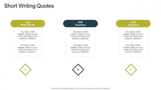 Short Writing Quotes In Powerpoint And Google Slides Cpb