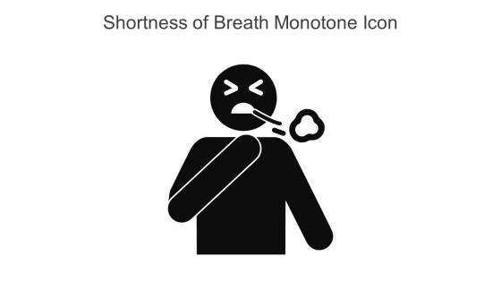 Shortness Of Breath Monotone Icon In Powerpoint Pptx Png And Editable Eps Format