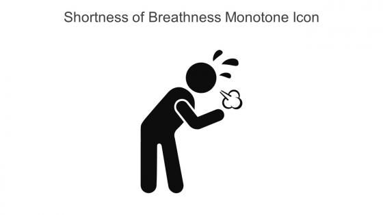 Shortness Of Breathness Monotone Icon In Powerpoint Pptx Png And Editable Eps Format