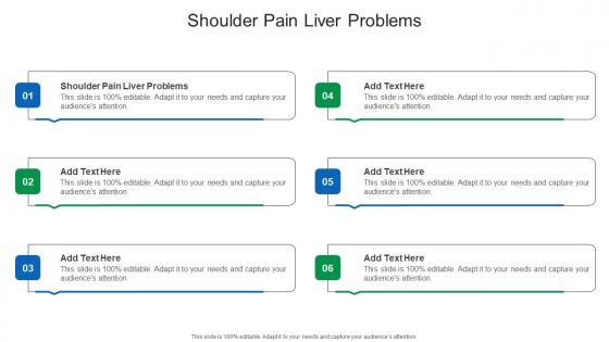 Shoulder Pain Liver Problems In Powerpoint And Google Slides Cpb