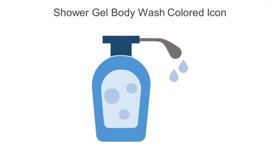 Shower Gel Body Wash Colored Icon In Powerpoint Pptx Png And Editable Eps Format