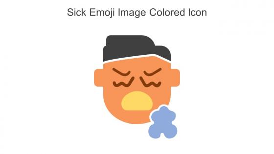 Sick Emoji Image Colored Icon In Powerpoint Pptx Png And Editable Eps Format
