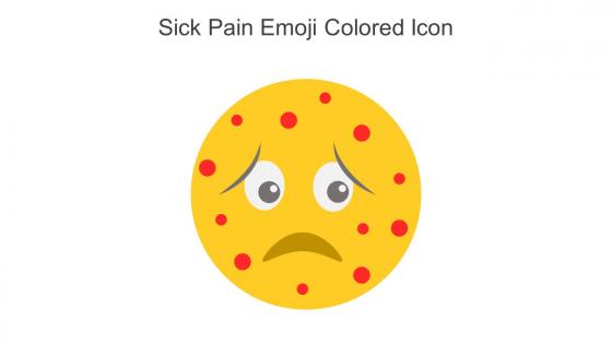 Sick Pain Emoji Colored Icon In Powerpoint Pptx Png And Editable Eps Format