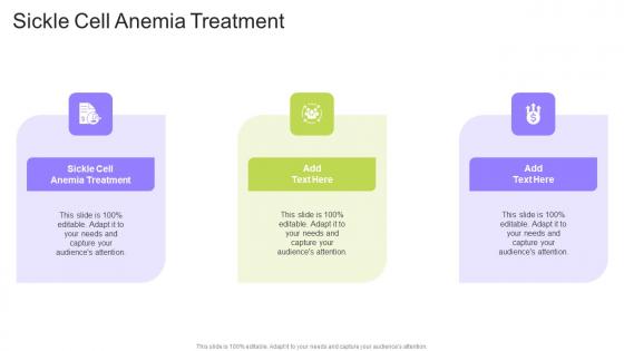 Sickle Cell Anemia Treatment In Powerpoint And Google Slides Cpb